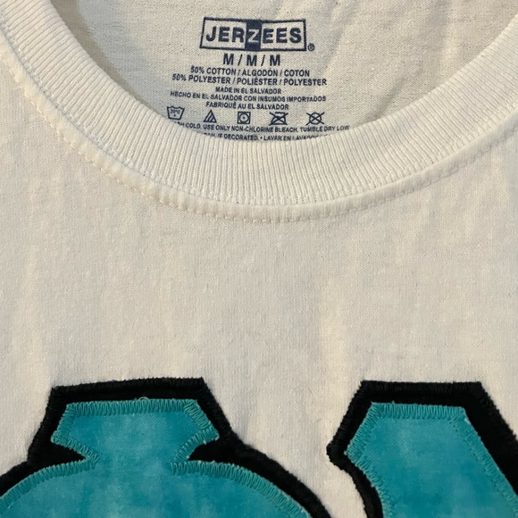 Teal Phi Mu letters tee - Picture 2 of 3
